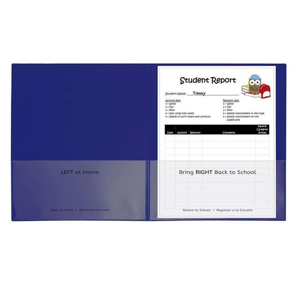 C-Line Products C-Line Products CLI32005 25CT Classroom Connector Folders; Blue CLI32005